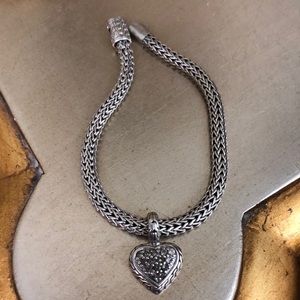 John Hardy Bracelet with Heart Pendant